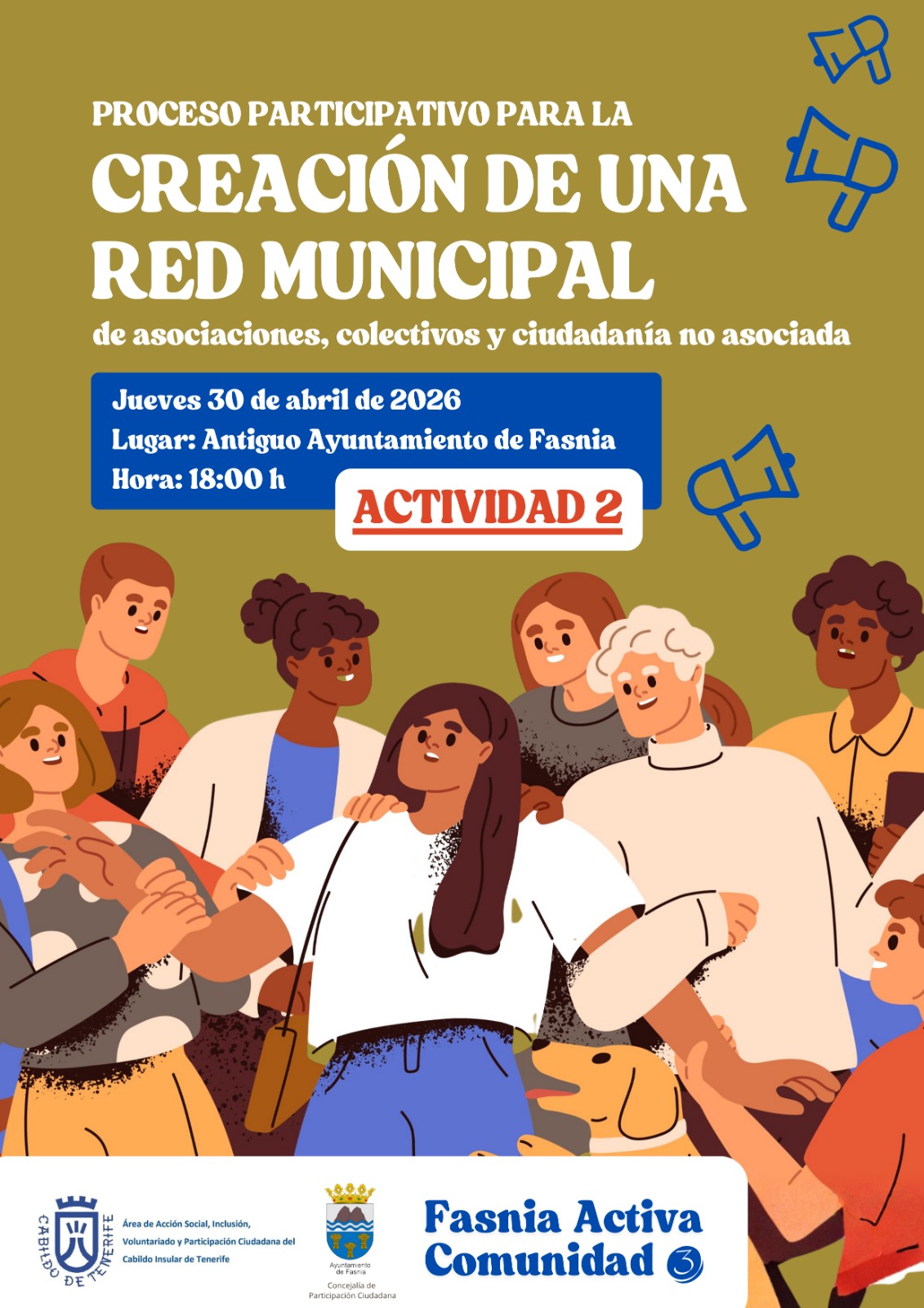 Hablar de valores antes de tejer la red: segunda sesión del proceso participativo en Fasnia